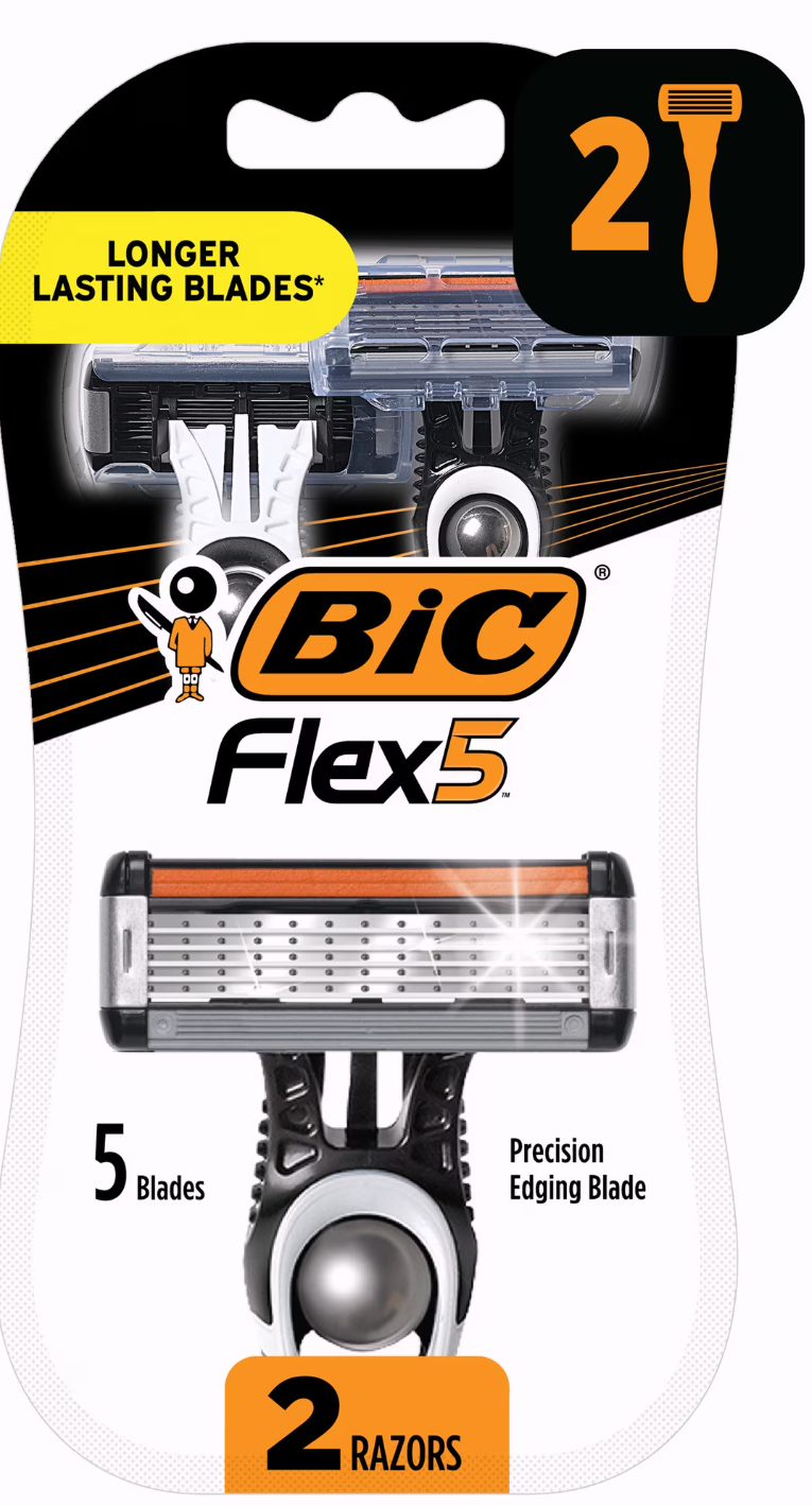 Bic Flex5 2 rasors 5 blades